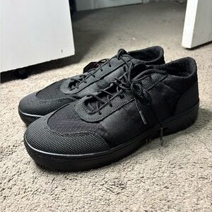 Rocky Black Mesh Sneakers